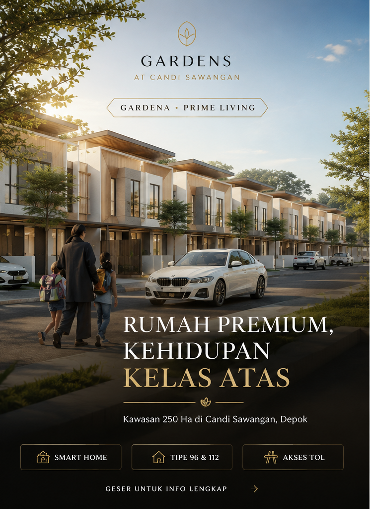 Suasana township Gardens at Candi Sawangan